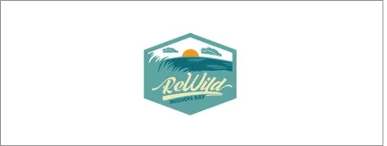 A picture of the logo for rewild mission bay.